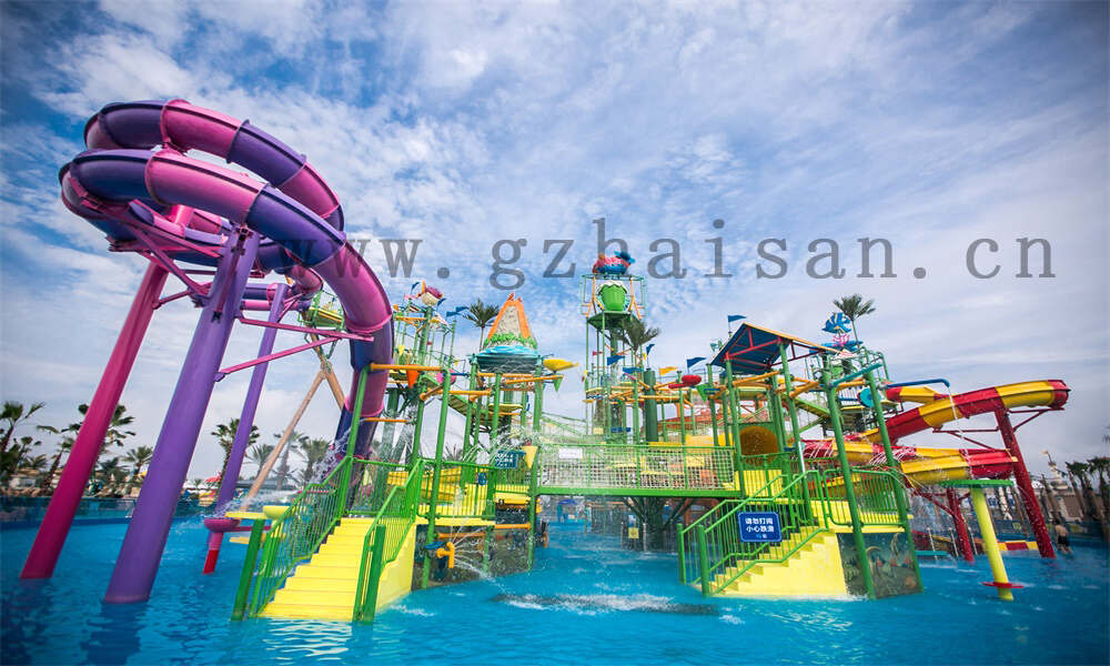 新型水上乐园设备-玻璃漂流滑道